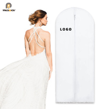 White Non-woven Ouma suit wedding dress dustproof cover garment bag